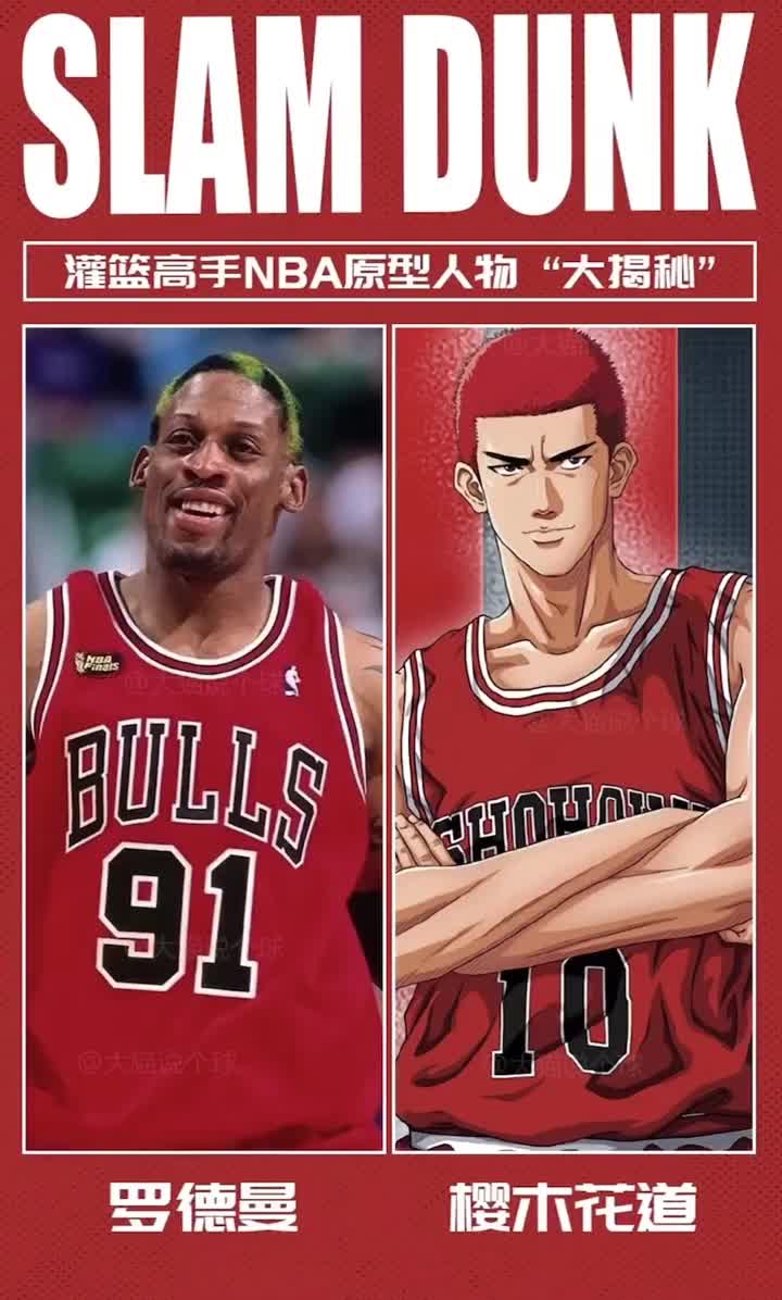 《灌篮高手》NBA原型球员“大揭秘”